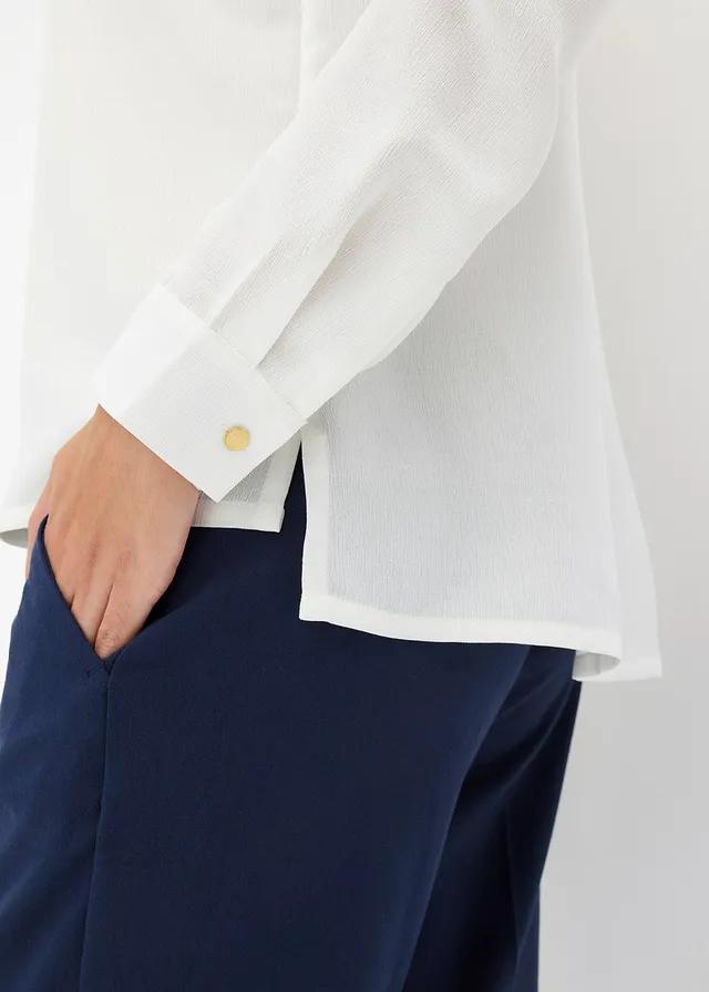 BLUZKA ELEGANCKA Z GIPIURĄ