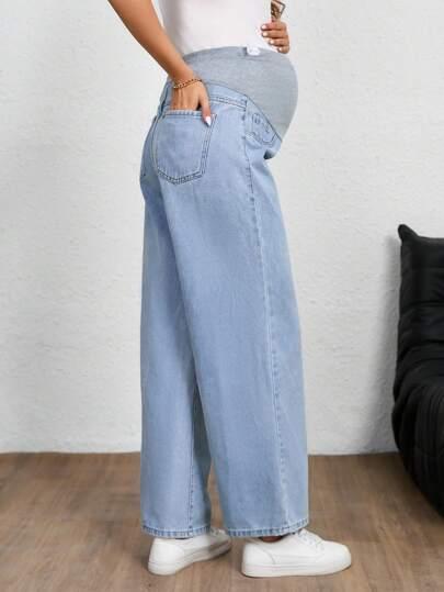 niebieskie spodnie JEANS