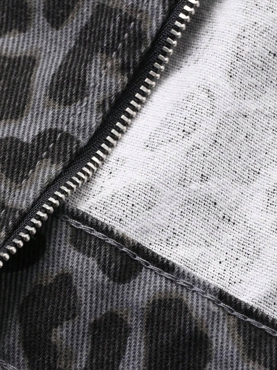 KURTKA jeans ANIMAL PRINT