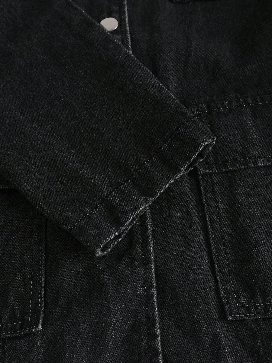 czarna kurtka jeans