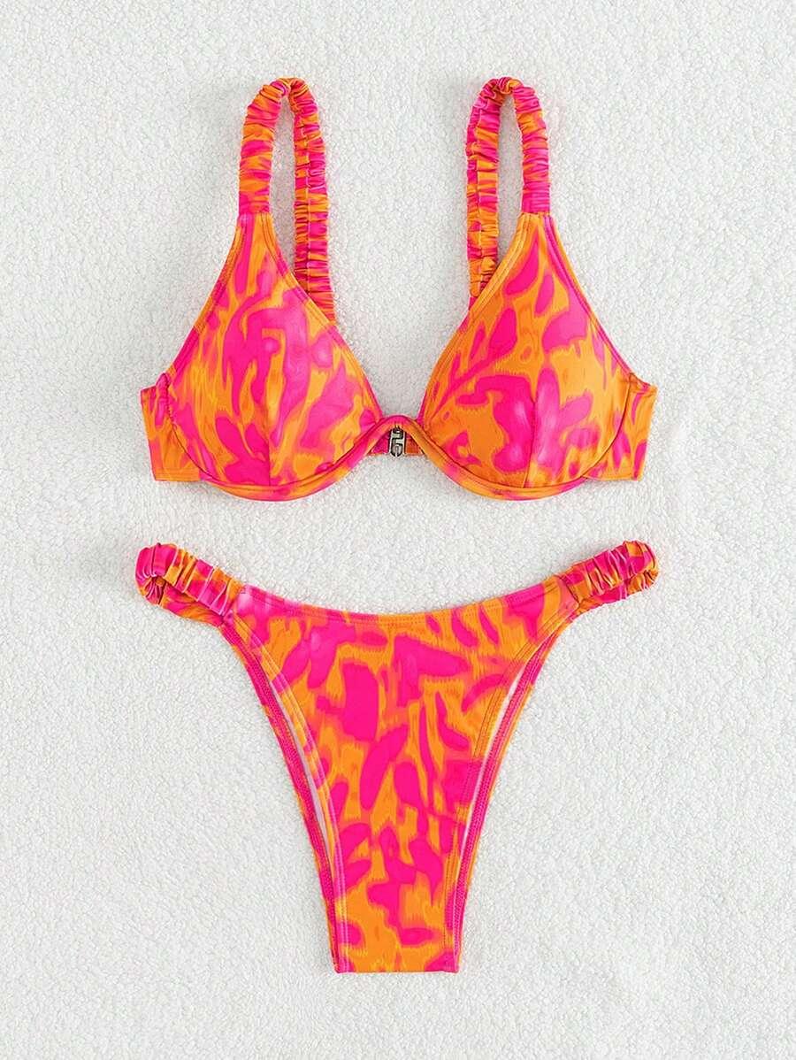 STRÓJ KĄPIELOWY BIKINI KOMPLET PRINT