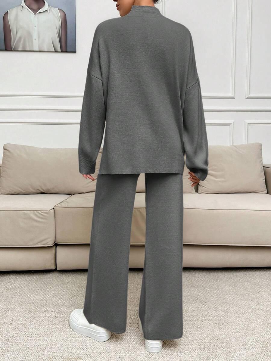 KOMPLET SWETER SPODNIE