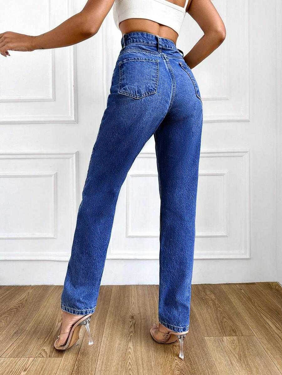 NIEBIESKIE SPODNIE JEANS