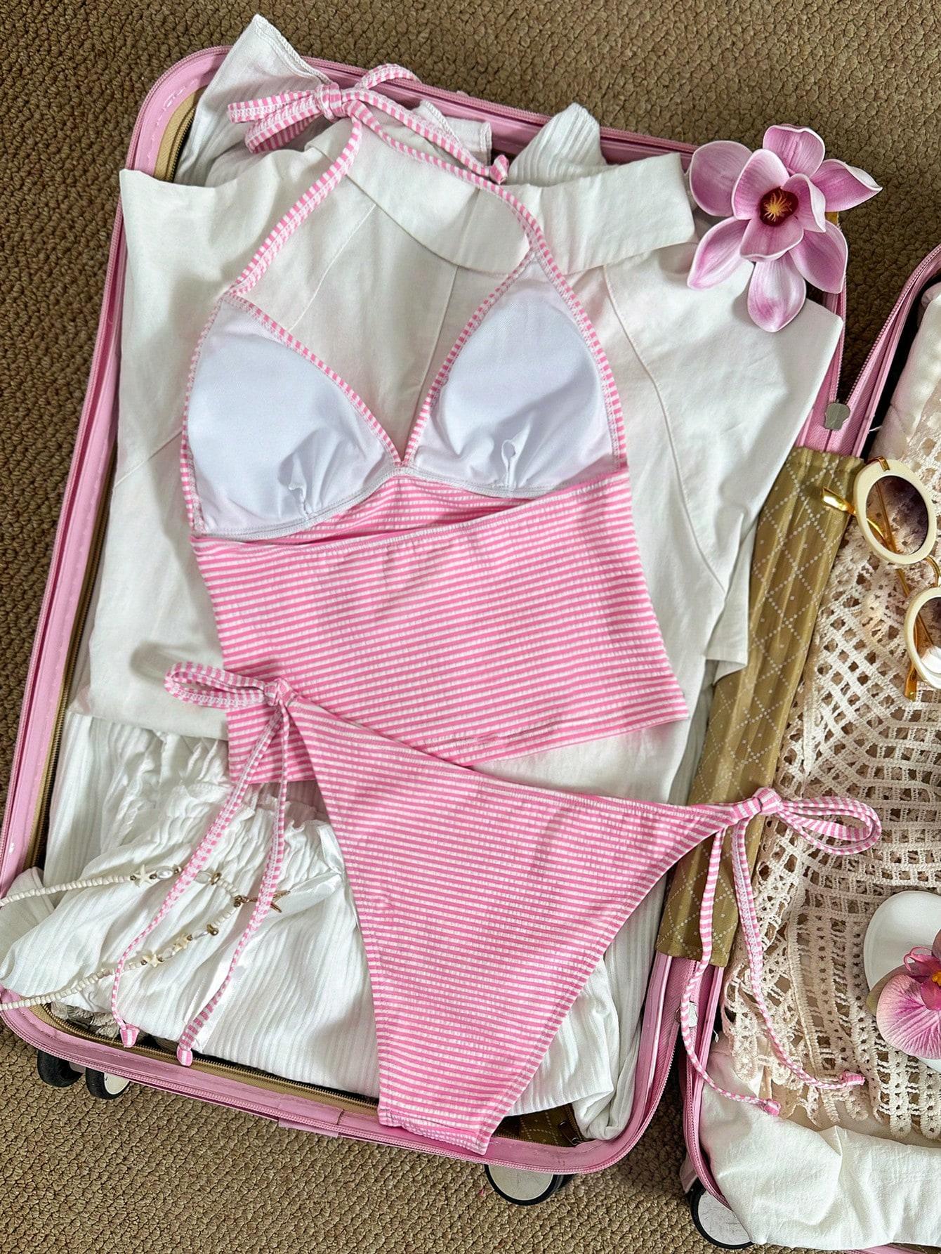 TANKINI DWUCZĘŚCIOWE W PASKI