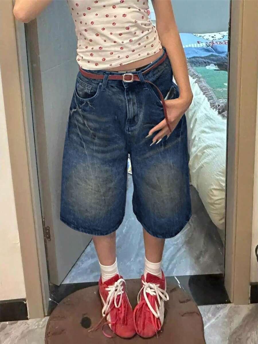 NIEBIESKIE SZORTY JEANSOWE