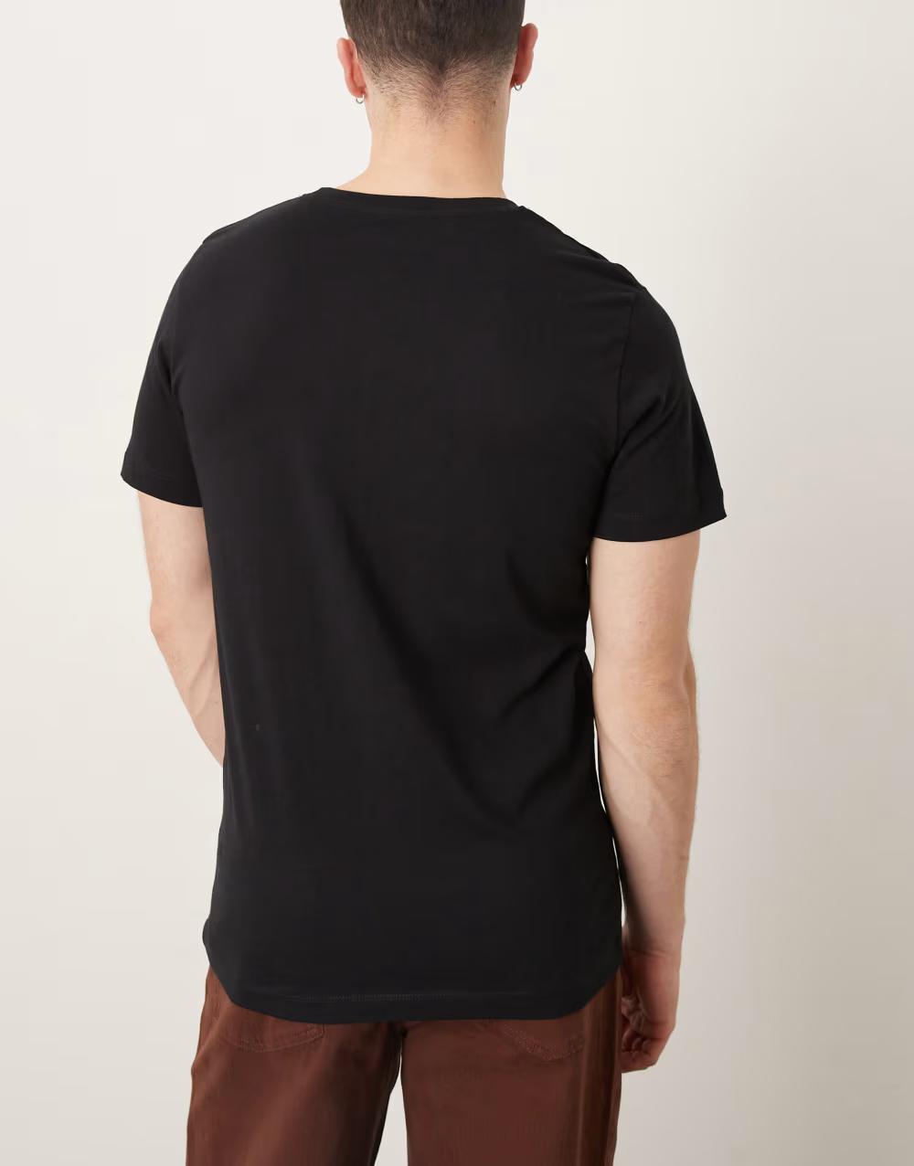klasyczny t-shirt okrągły dekolt 2-pack