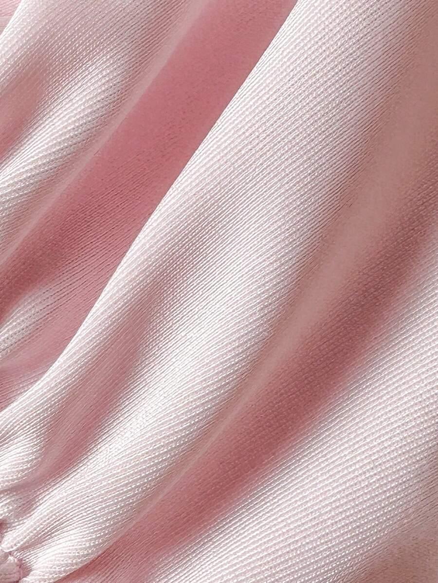 różowa góra od bikini