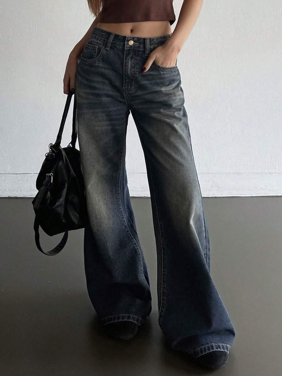 spodnie dzwony jeans