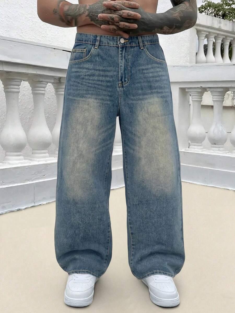 SPODNIE JEANS BAGGY