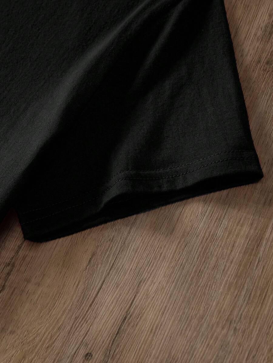 CZARNY T-SHIRT BASIC
