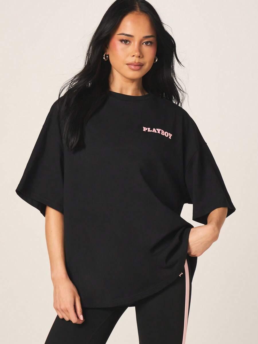 T-SHIRT DAMSKI OVERSIZE