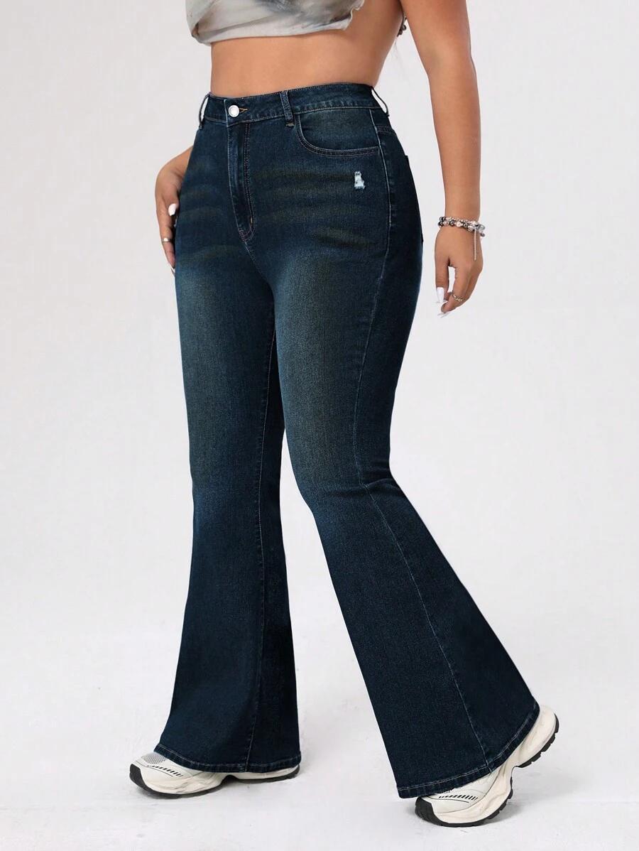 SPODNIE JEANS WYSOKI STAN 