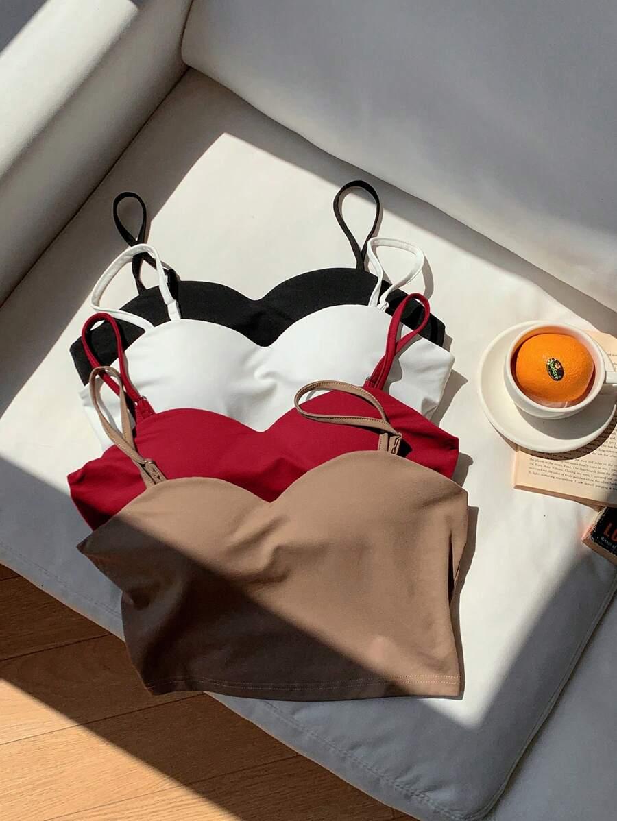 czarny crop top wbudowana miseczka
