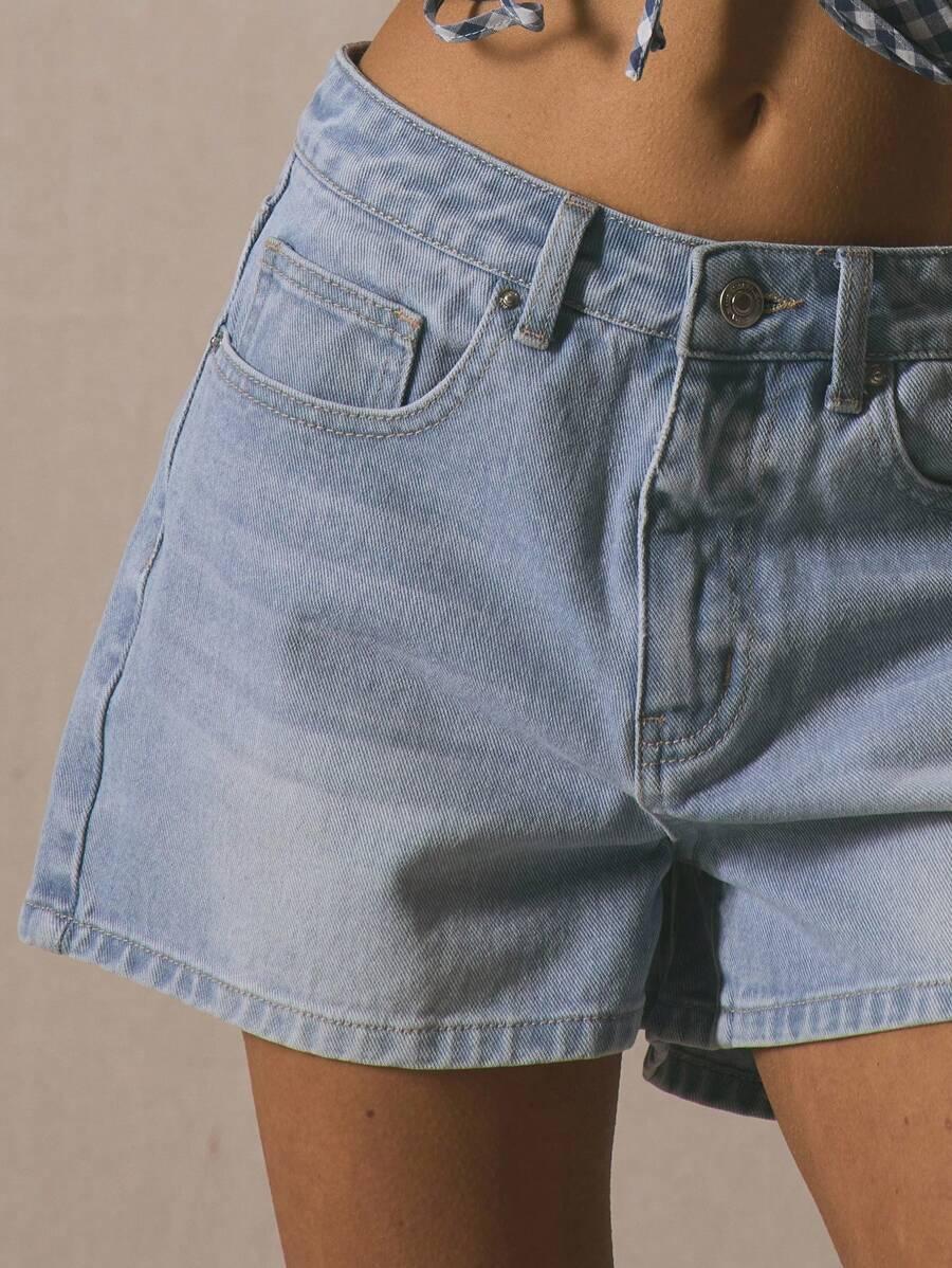 NIEBIESKIE SPODENKI JEANS