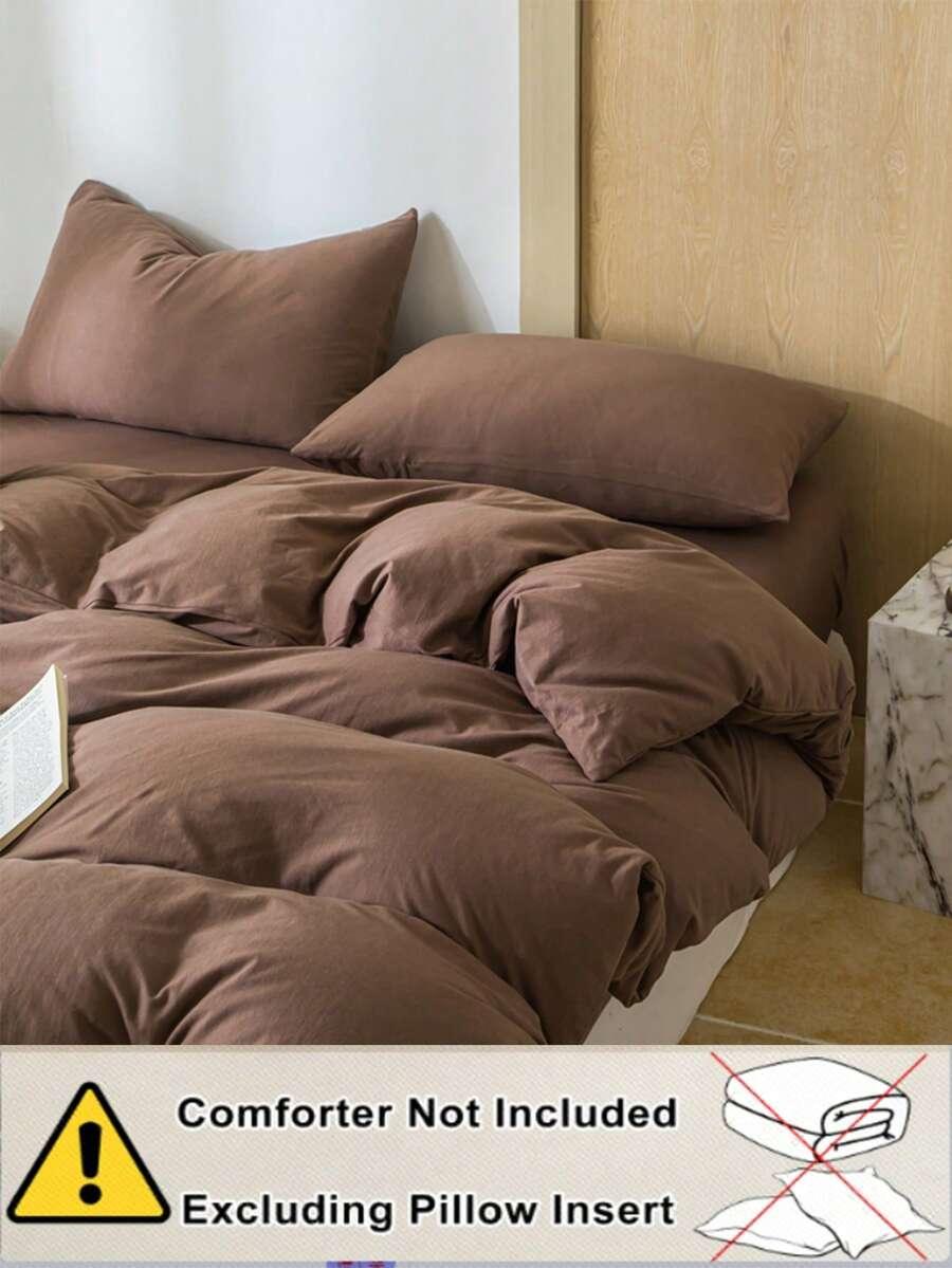 BRĄZOWY KOMPLET POŚCIELI 