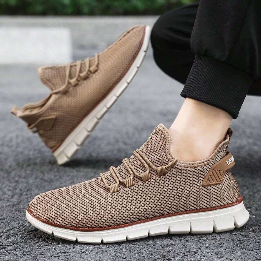 brązowe buty sportowe