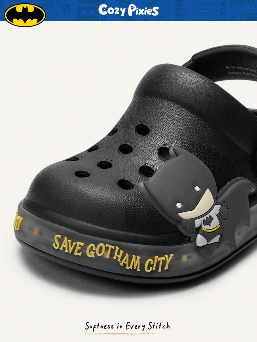 CZARNE KLAPKI BATMAN