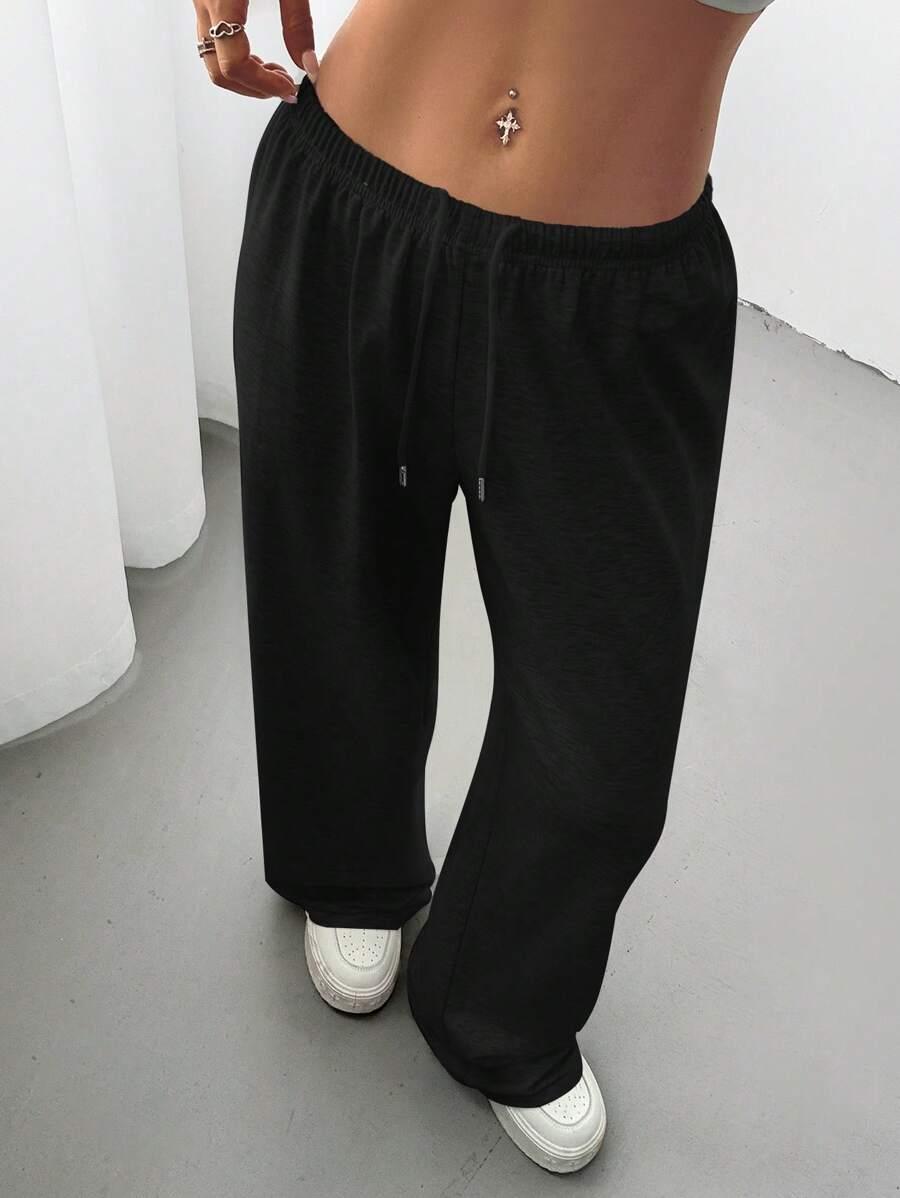 CZARNE SPODNIE CASUAL