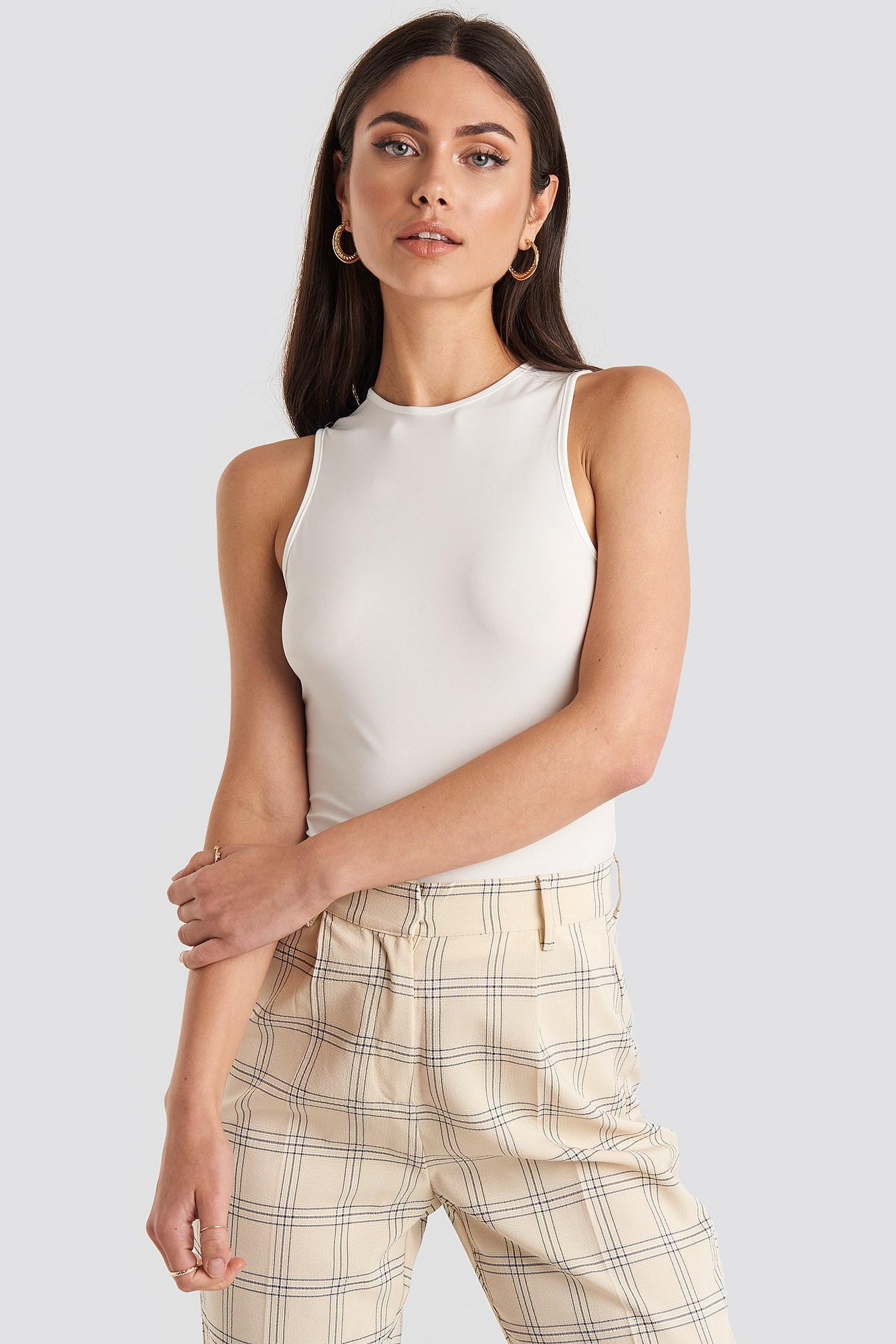 biały top basic