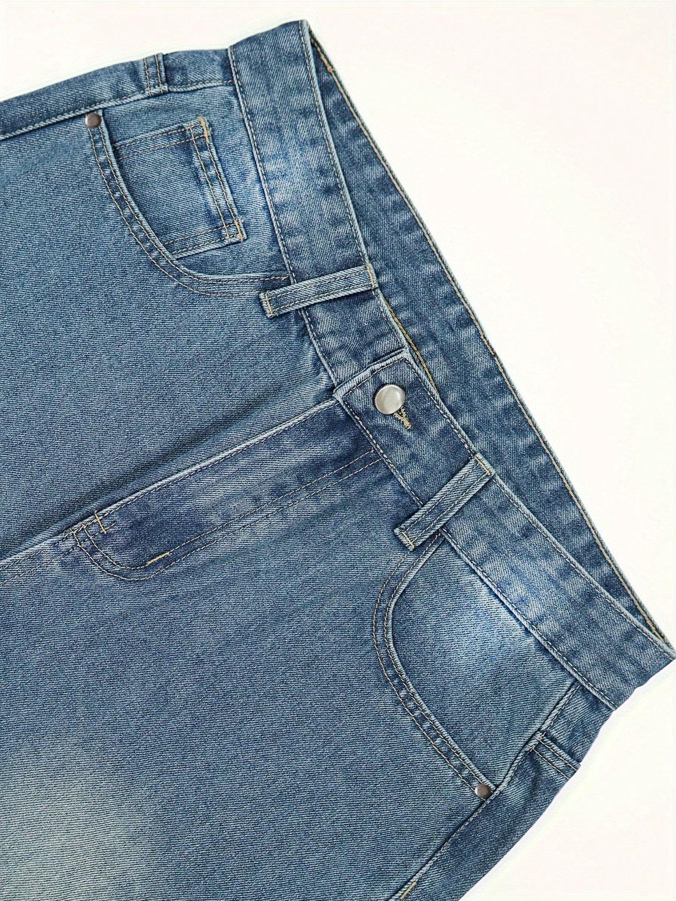 NIEBIESKIE SPODNIE JEANS