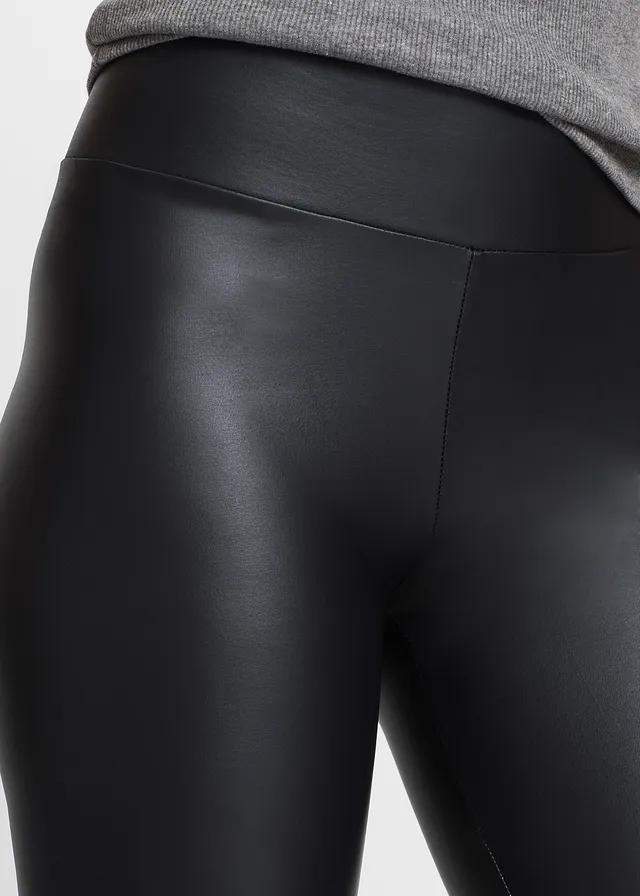 LEGGINSY Z POŁYSKUJĄCEGO MATERIAŁU