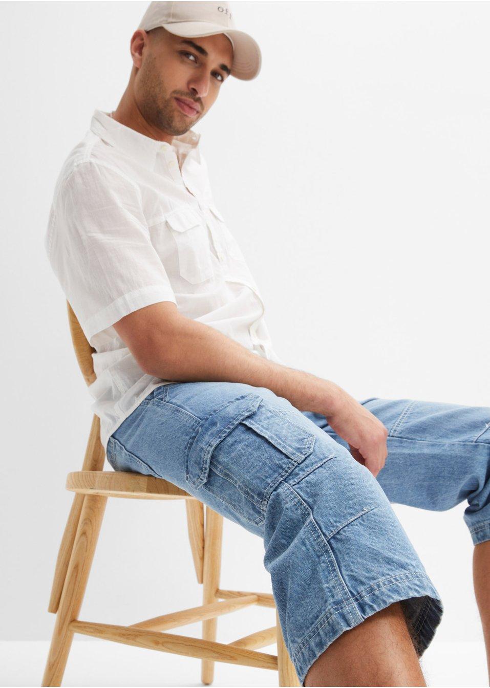 SPODENKI JEANS KIESZENIE