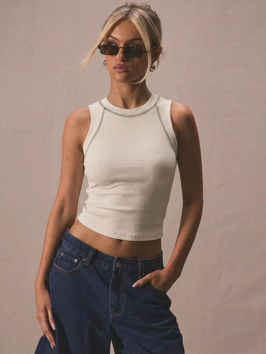 CASUALOWY DOPASOWANY TOP