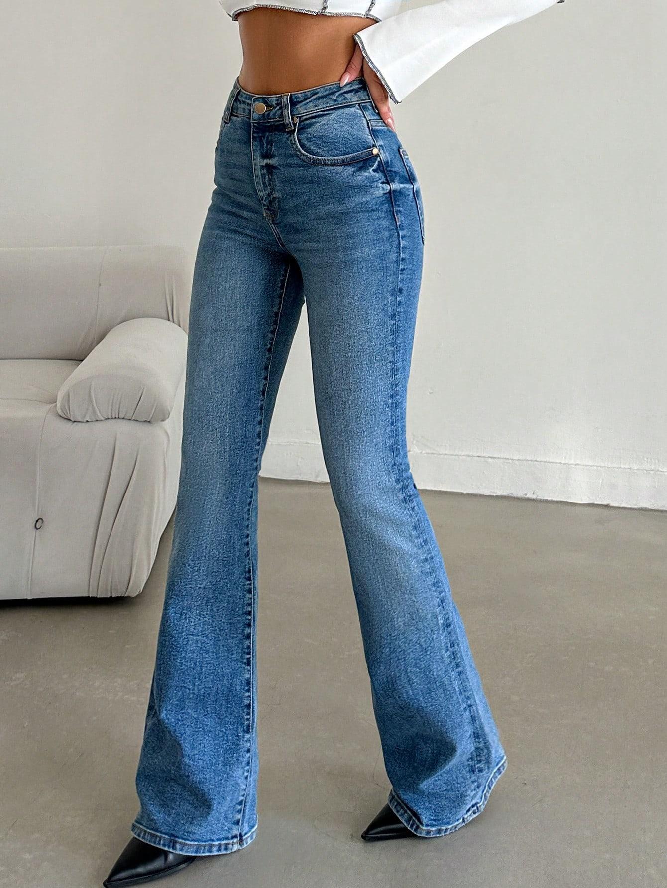 SPODNIE JEANS WYSOKI STAN