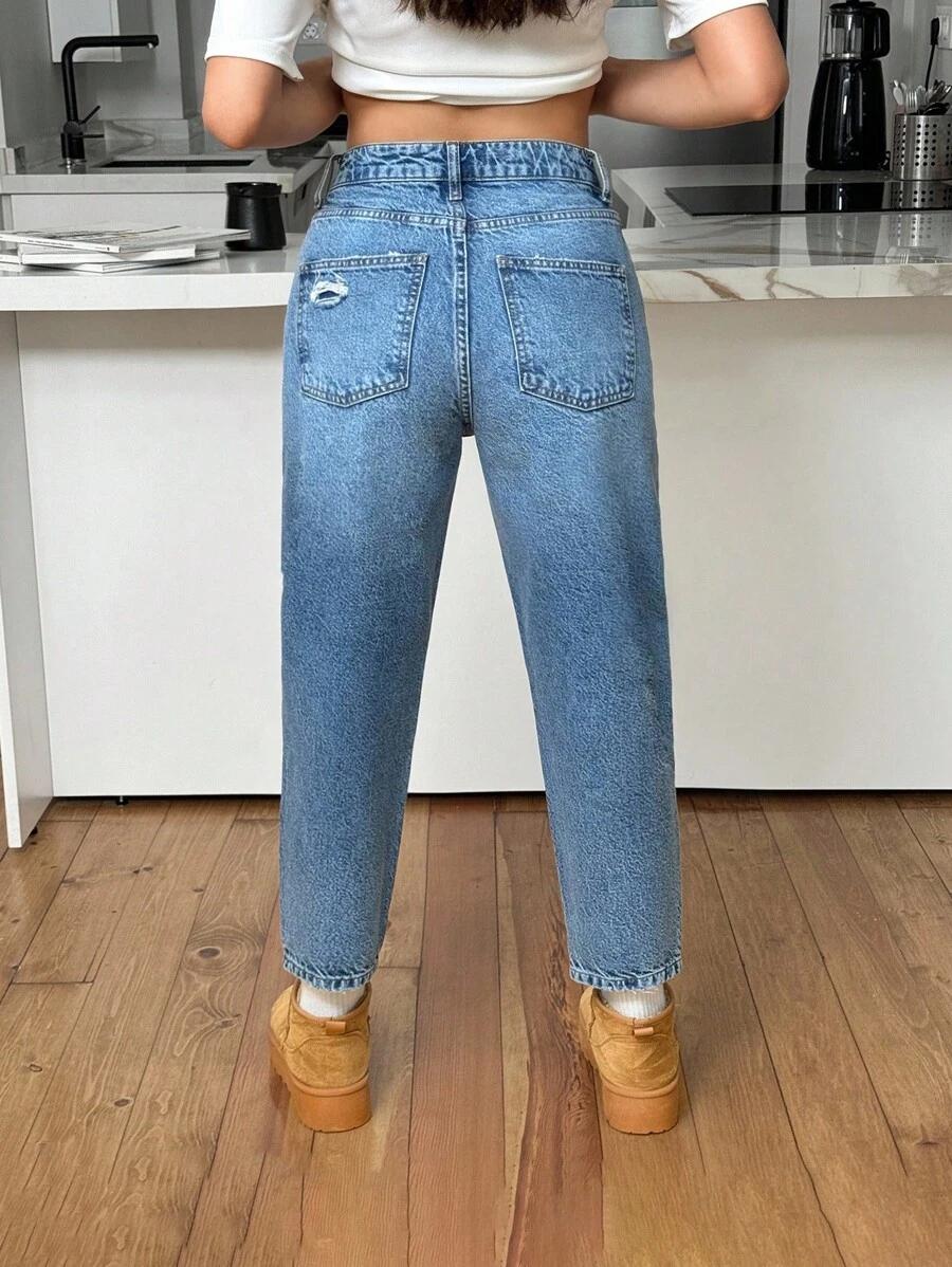 NIEBIESKIE SPODNIE JEANS