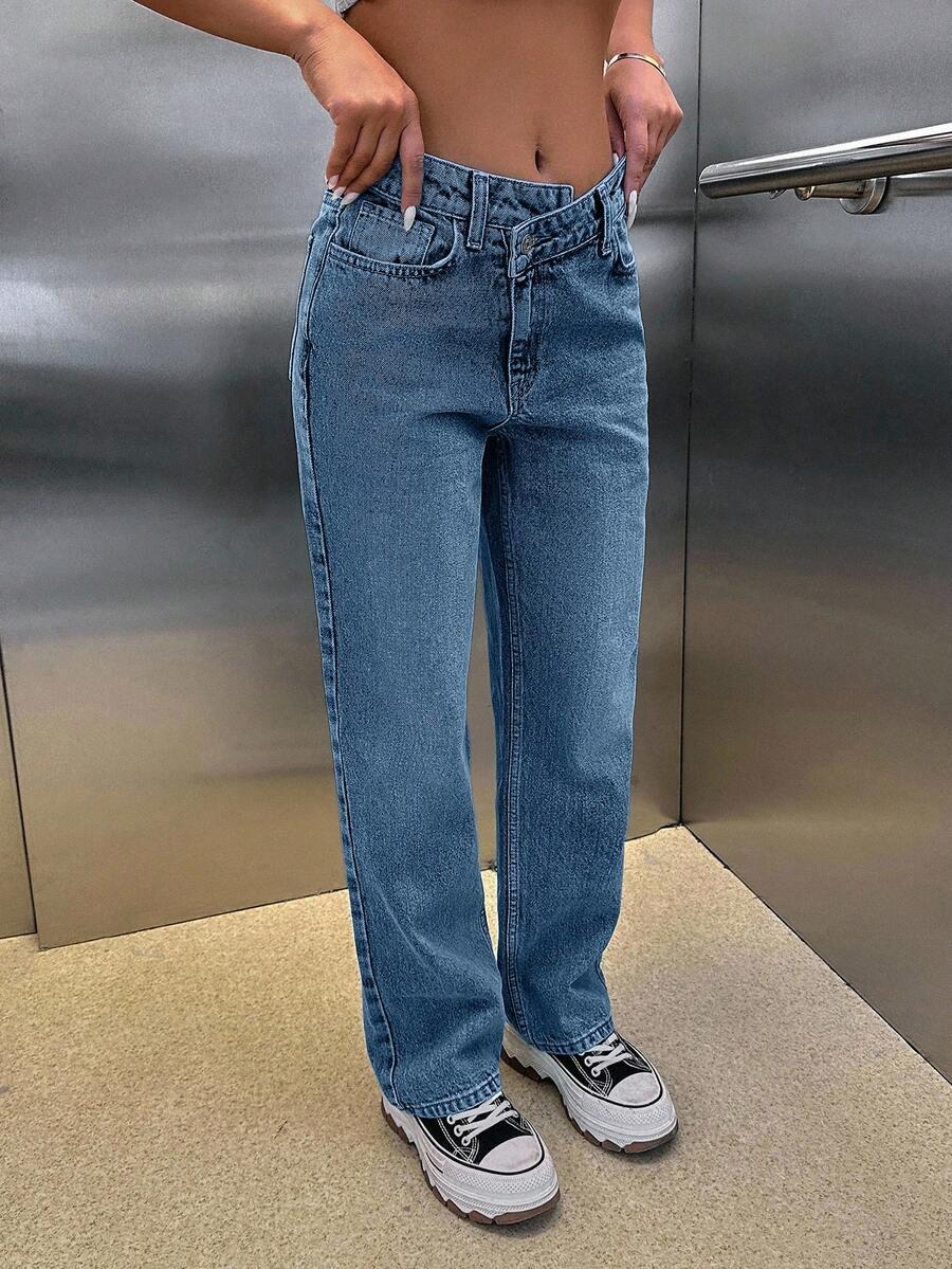 JEANSY DAMSKIE STRAIGHT LEG