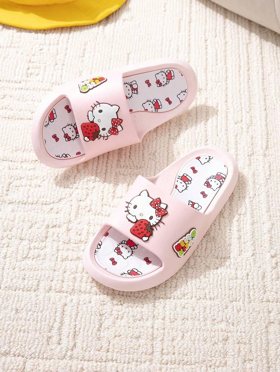 RÓŻOWE KLAPKI HELLO KITTY