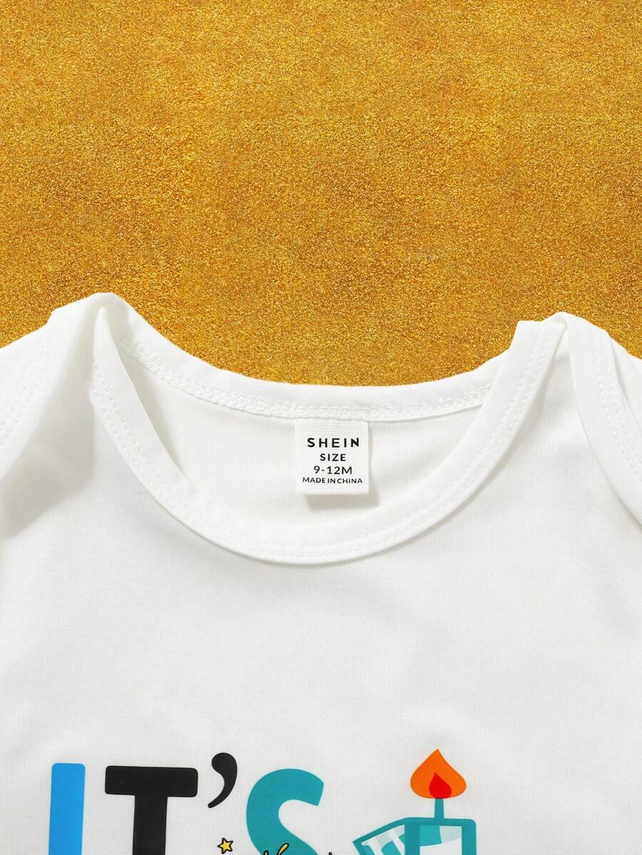 białe body napis 