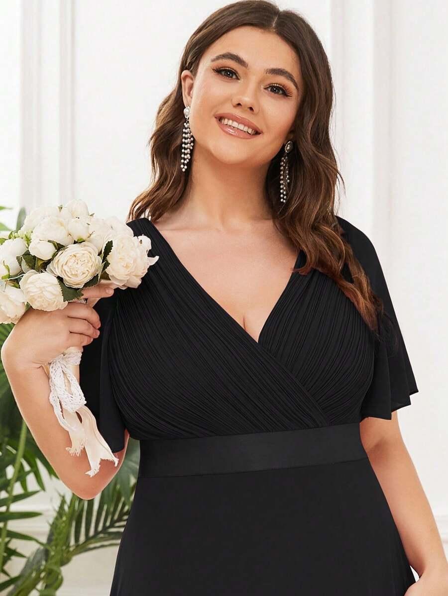 czarna MAXI SUKIENKA