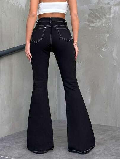 czarne spodnie jeans