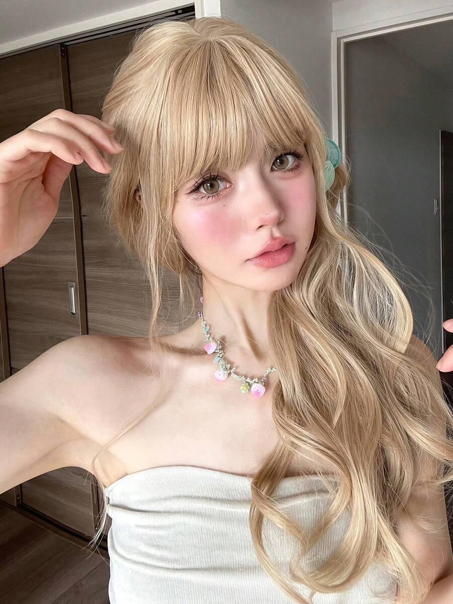 BLOND SYNTETYCZNE WŁOSY 
