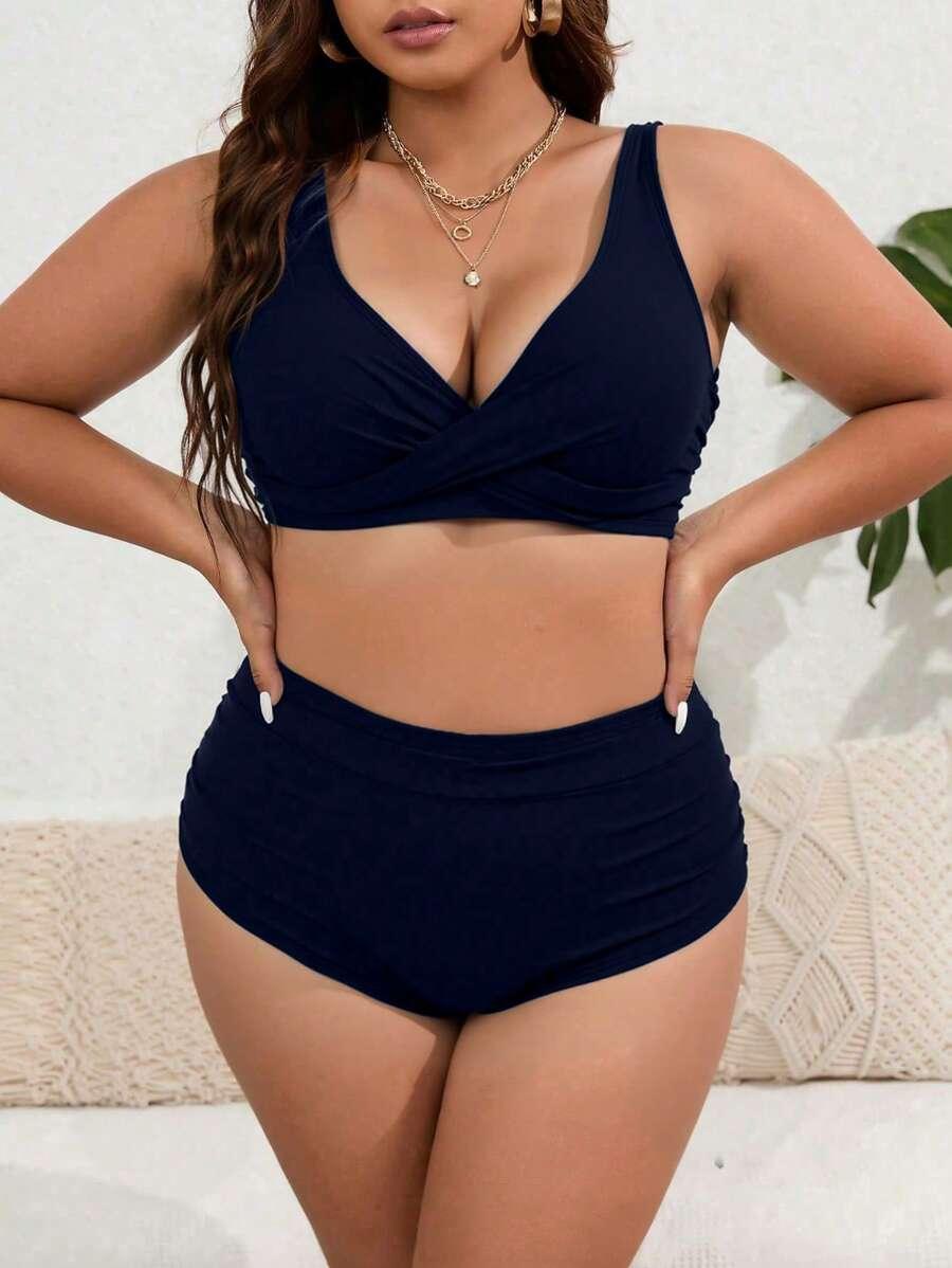 granatowa góra od bikini 