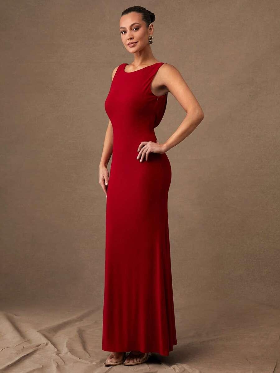 SUKIENKA ELEGANCKA CZERWONA