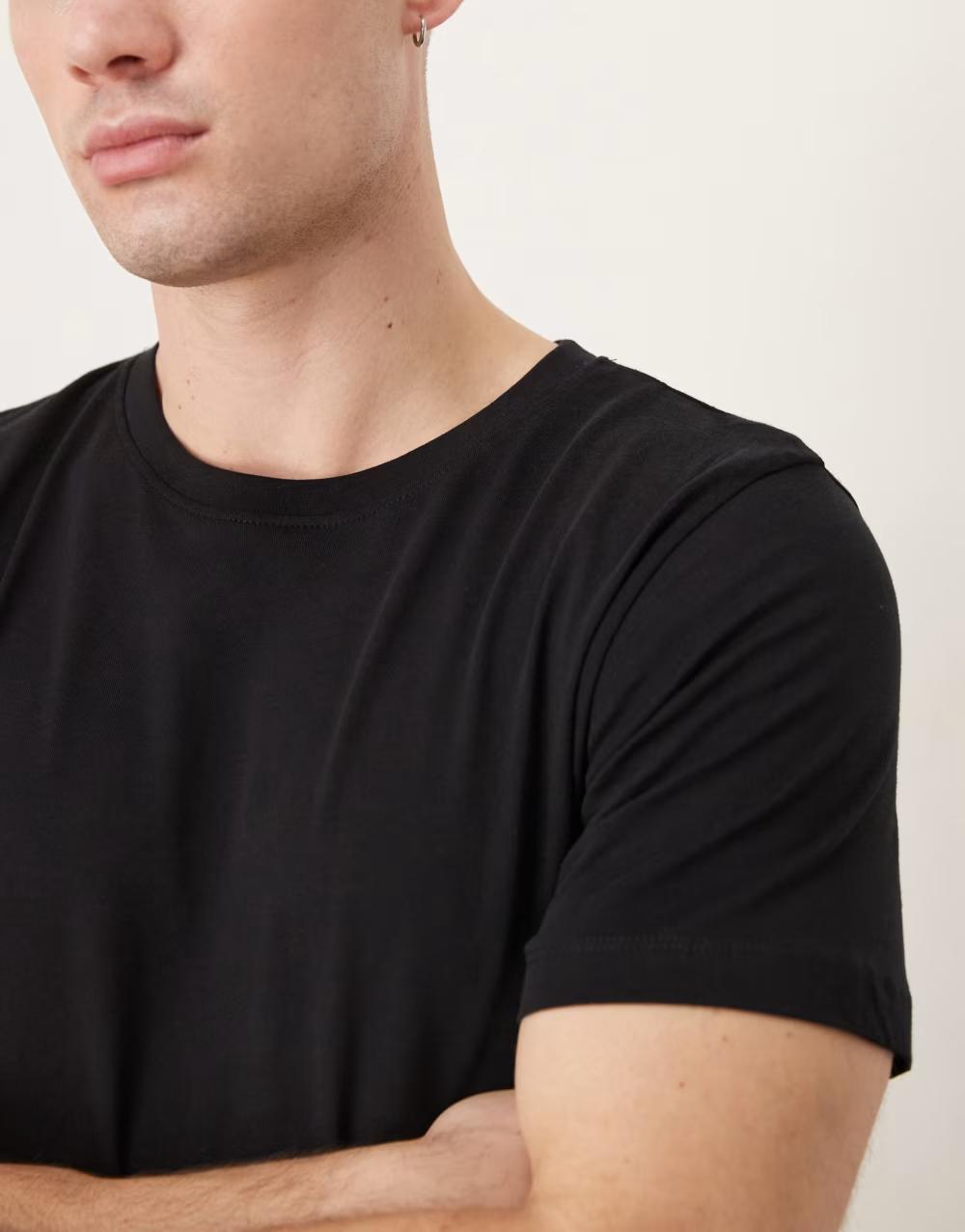klasyczny t-shirt okrągły dekolt 2-pack
