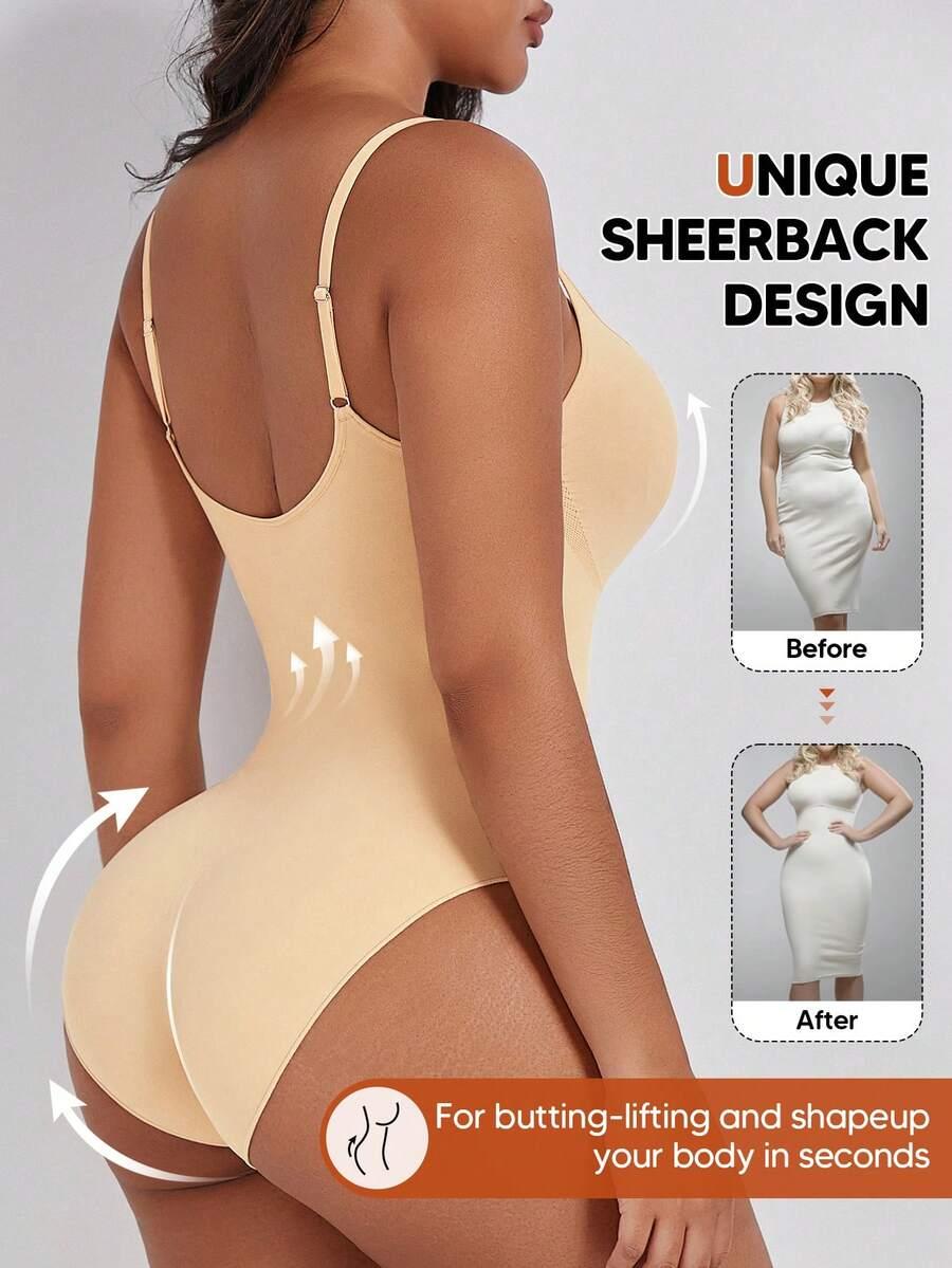 beżowe body modelujące