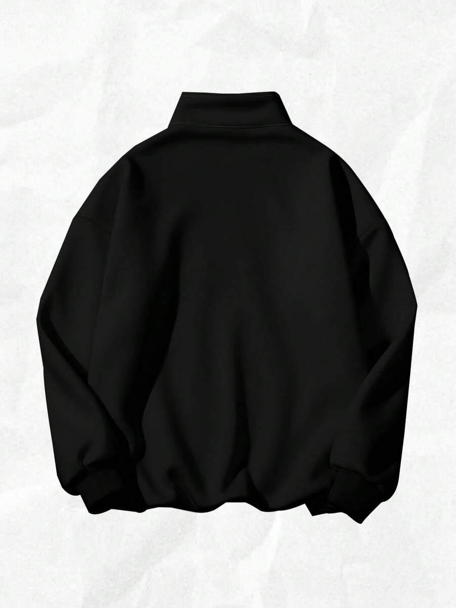 CZARNA BLUZA ZAMEK 