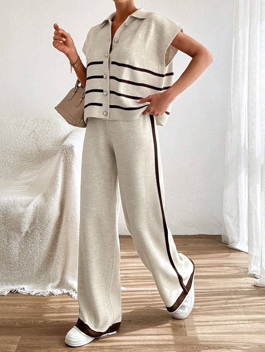 sweter spodnie komplet