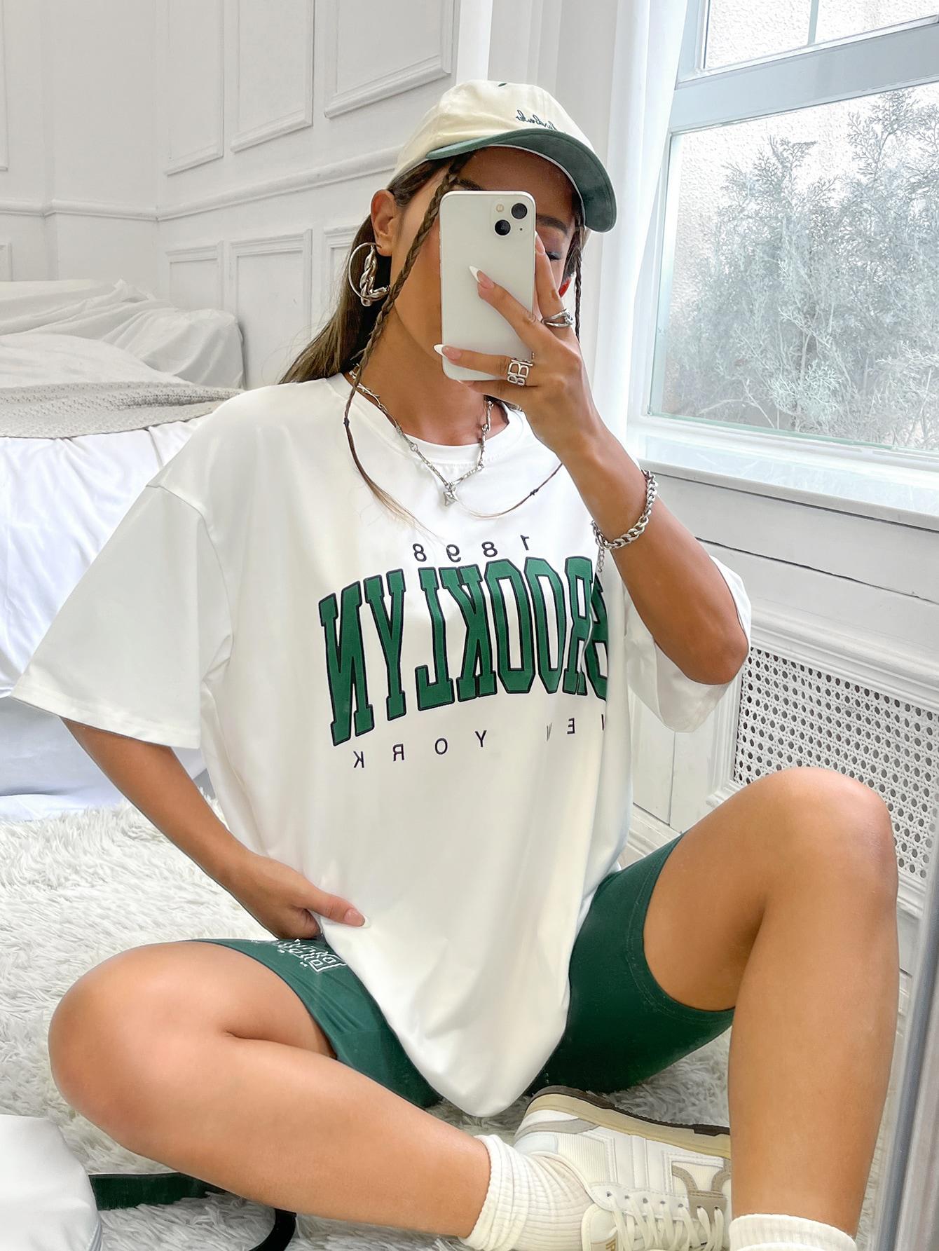 zielone spodenki casual