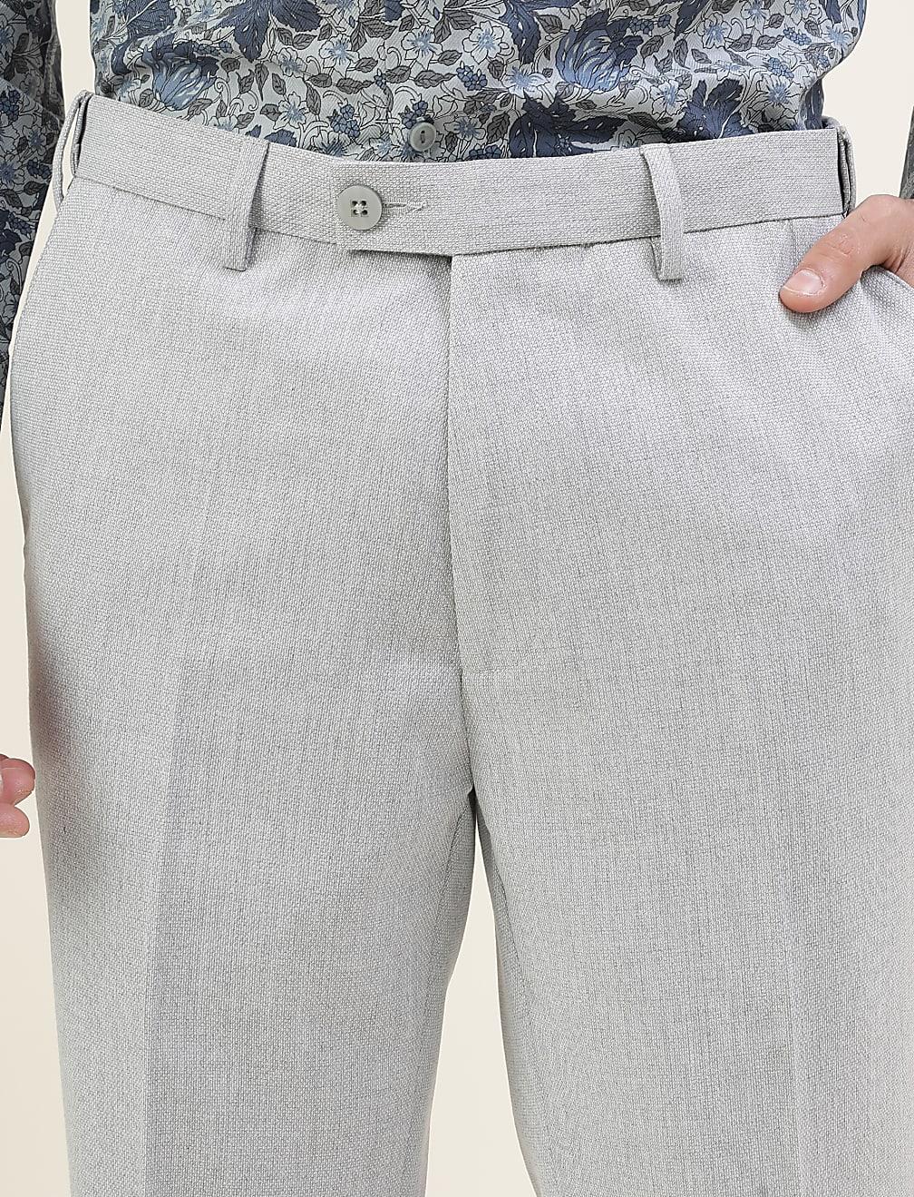 SZARE SPODNIE T15-4235K-T1