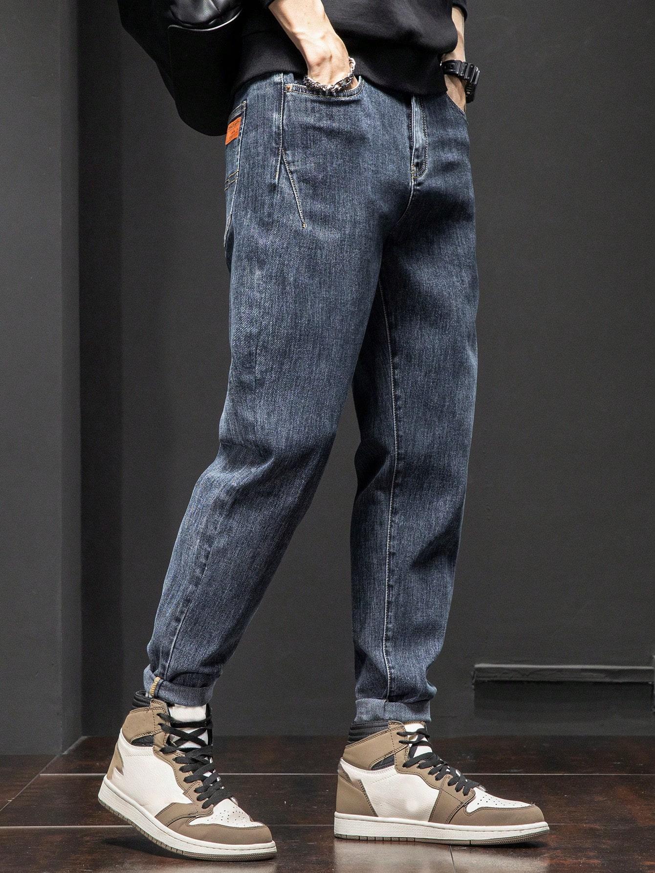 NIEBIESKIE SPODNIE JEANS