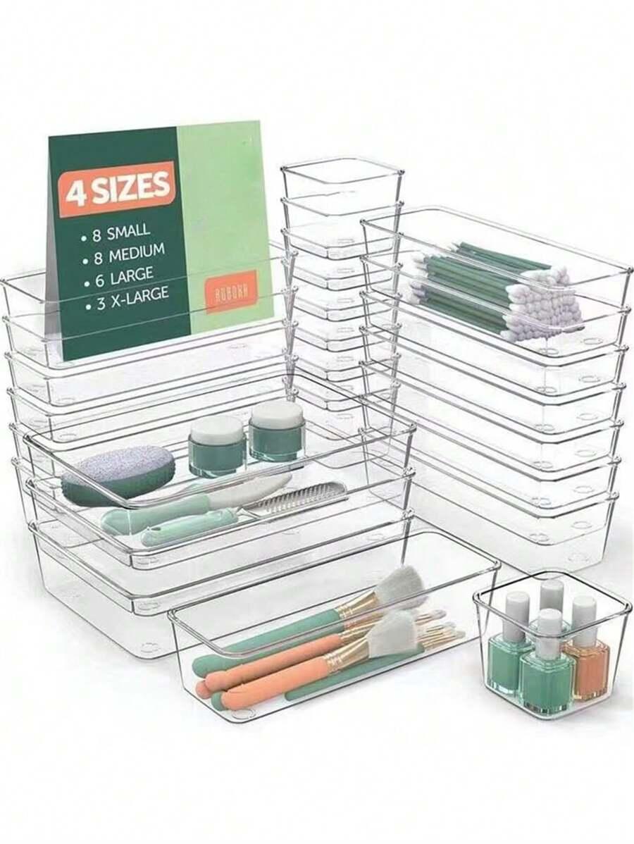 przezroczysty organizer 12-pack