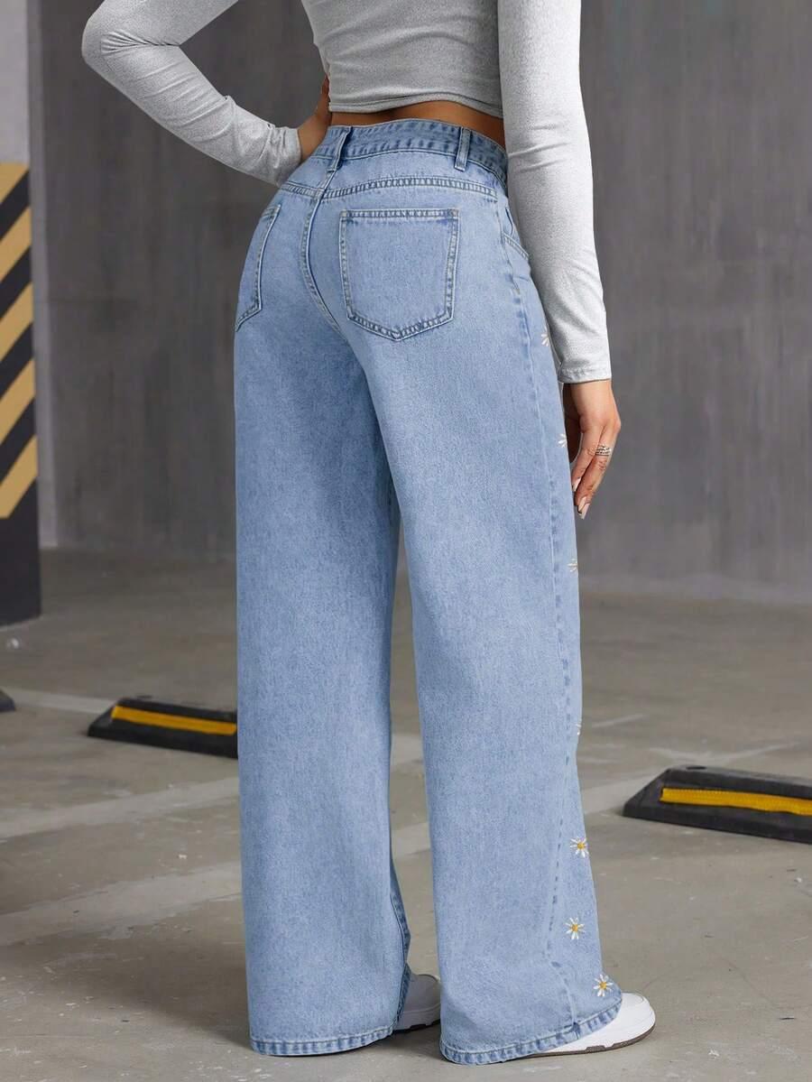 NIEBIESKIE SPODNIE JEANS