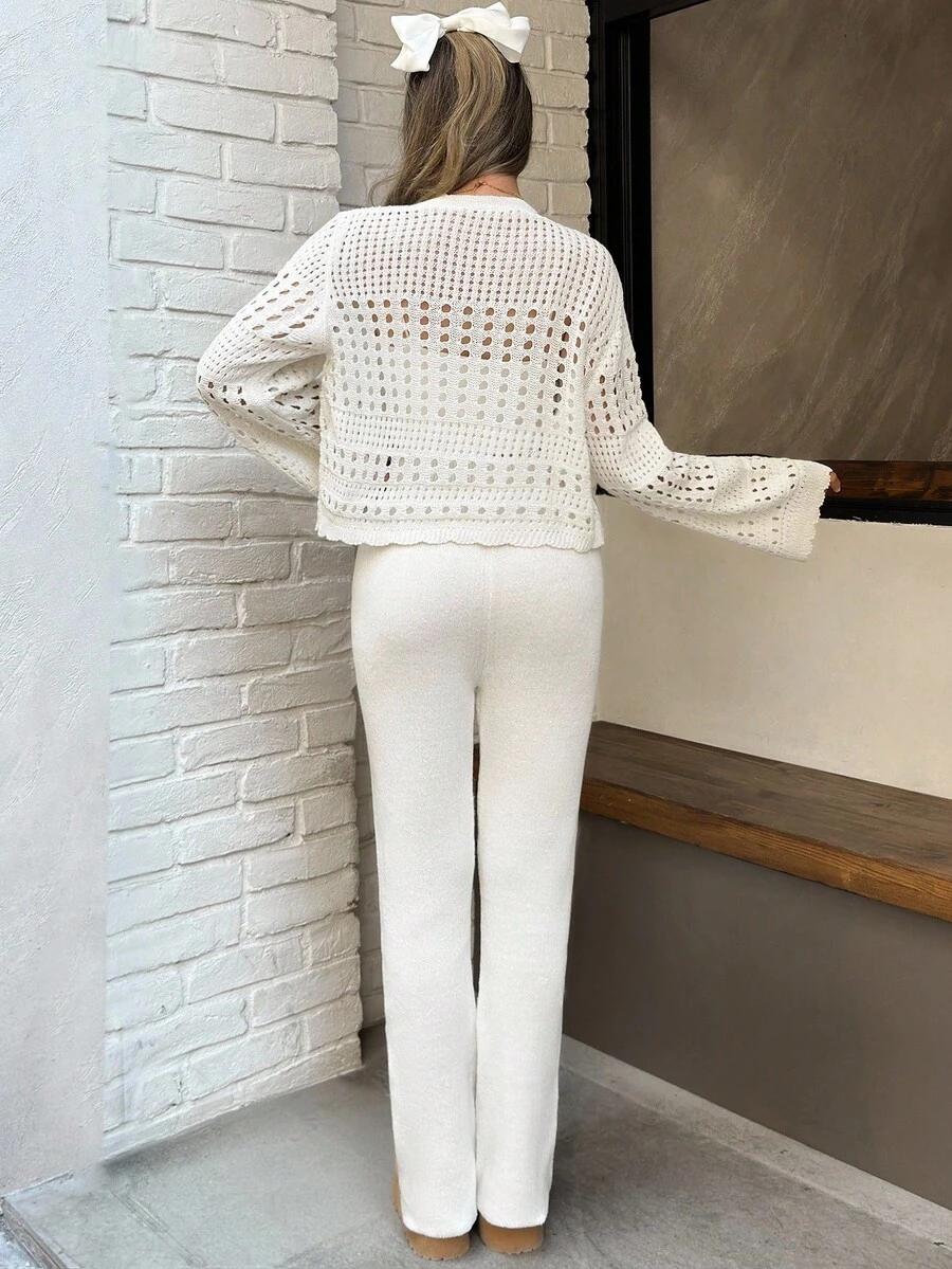 SWETER SPODNIE KOMPLET