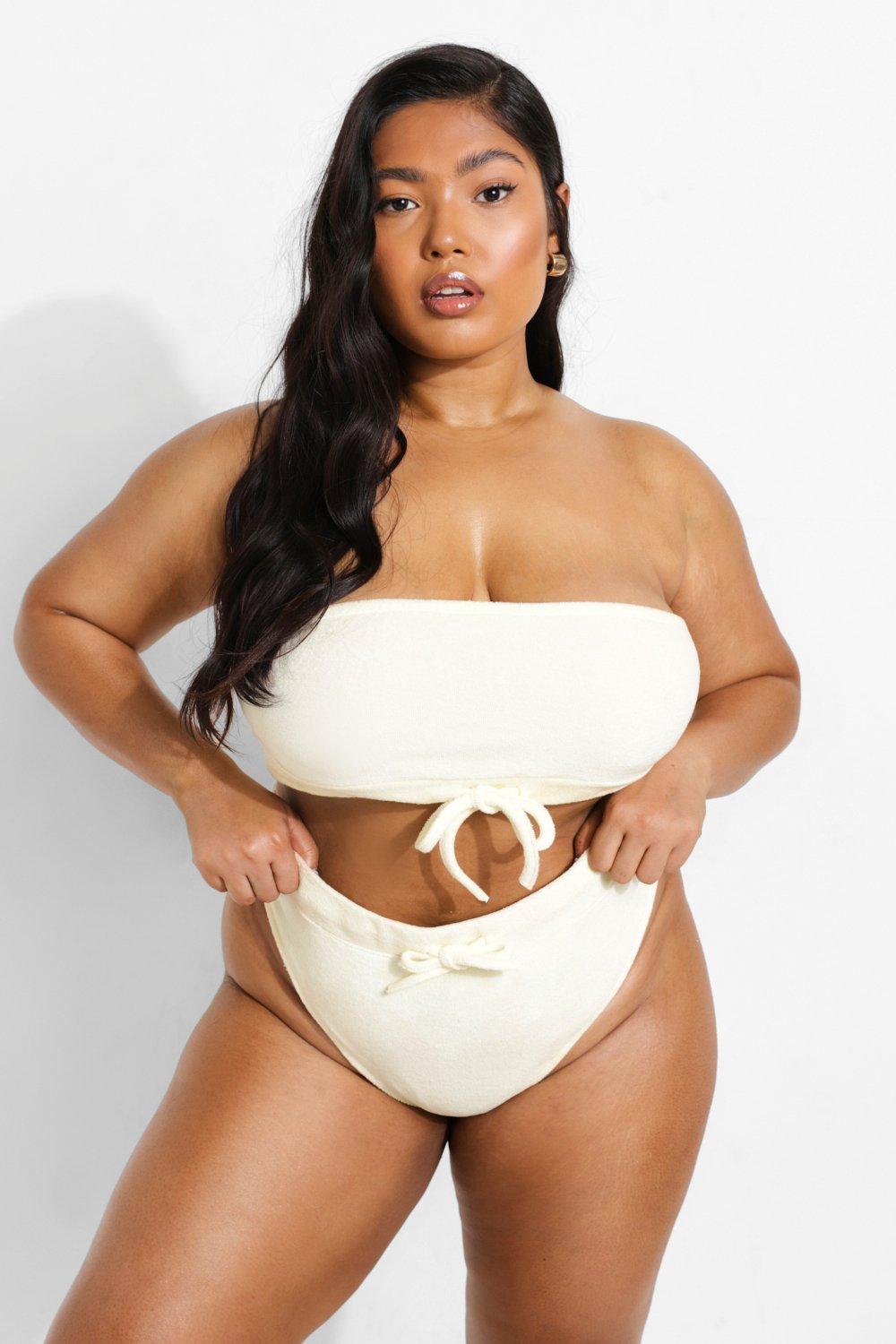 żółty dół od bikini