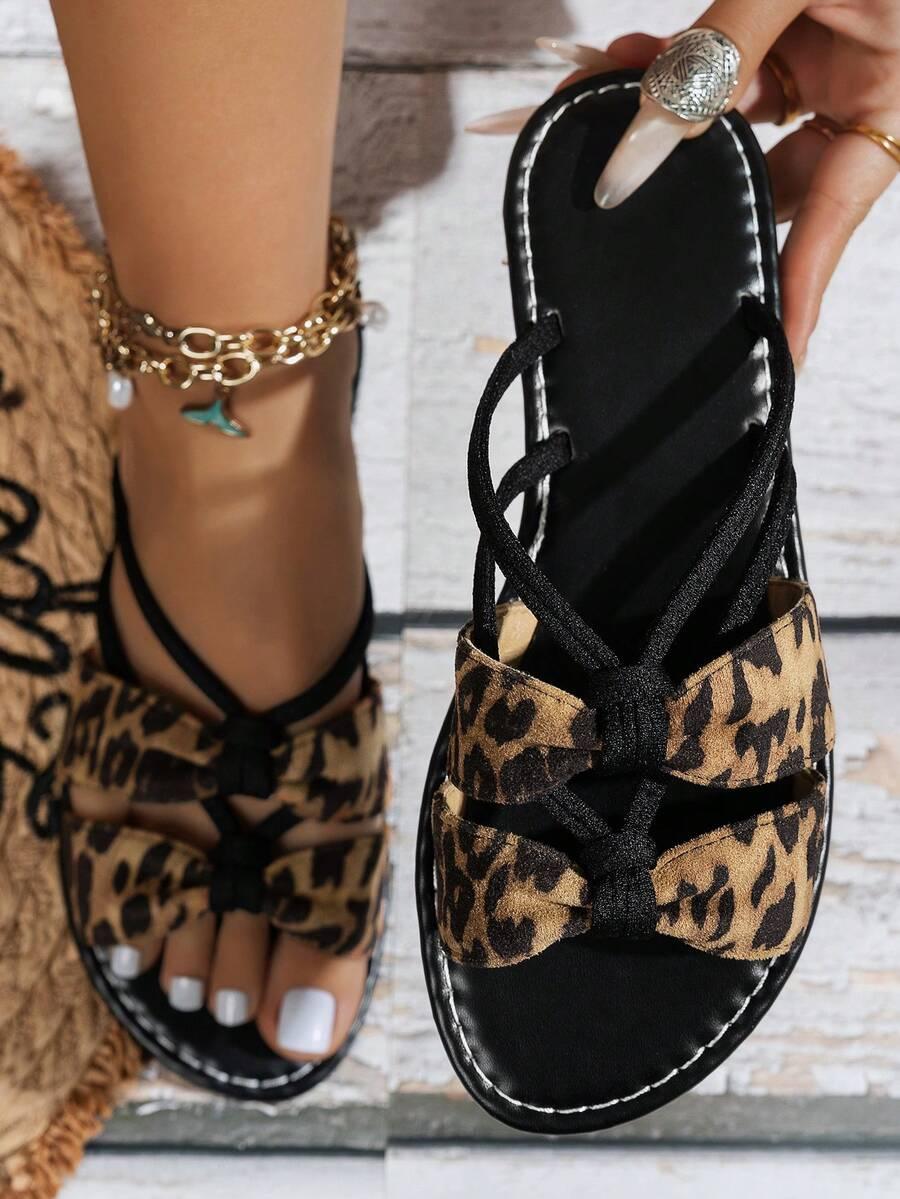 klapki animal print