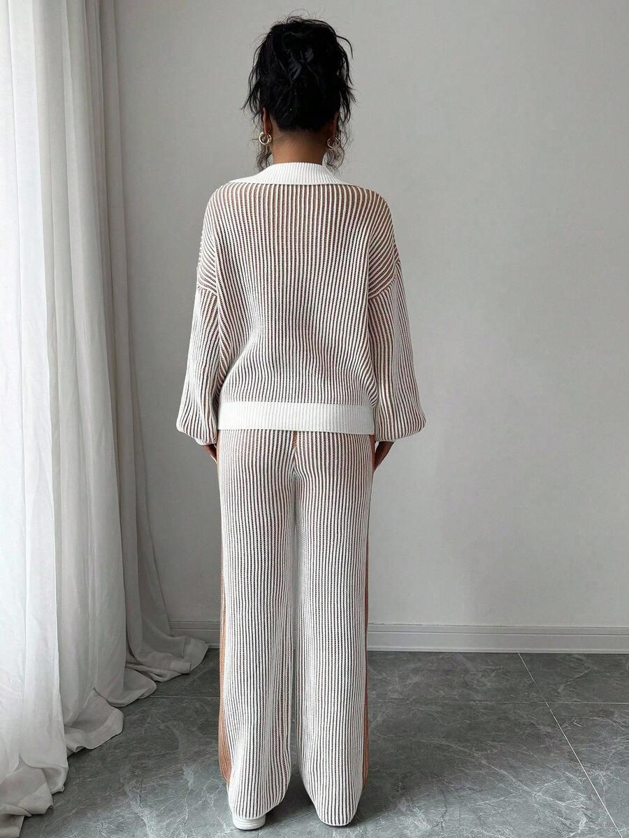 sweter spodnie komplet 
